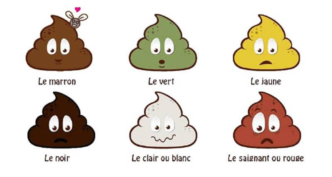 faire caca vert