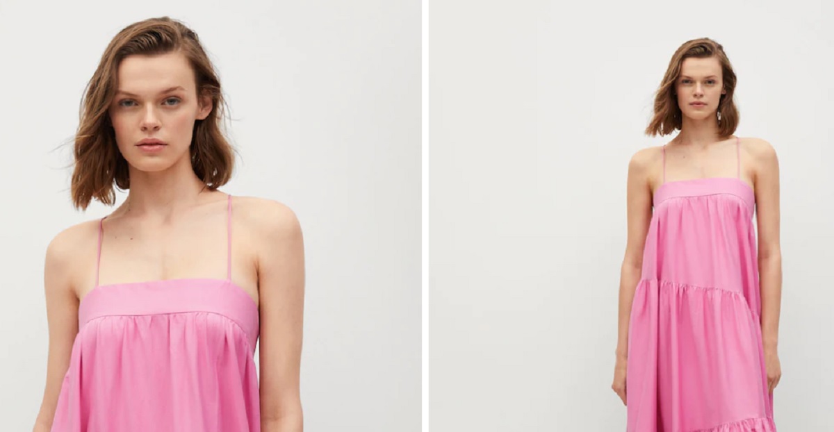 robe rose Mango