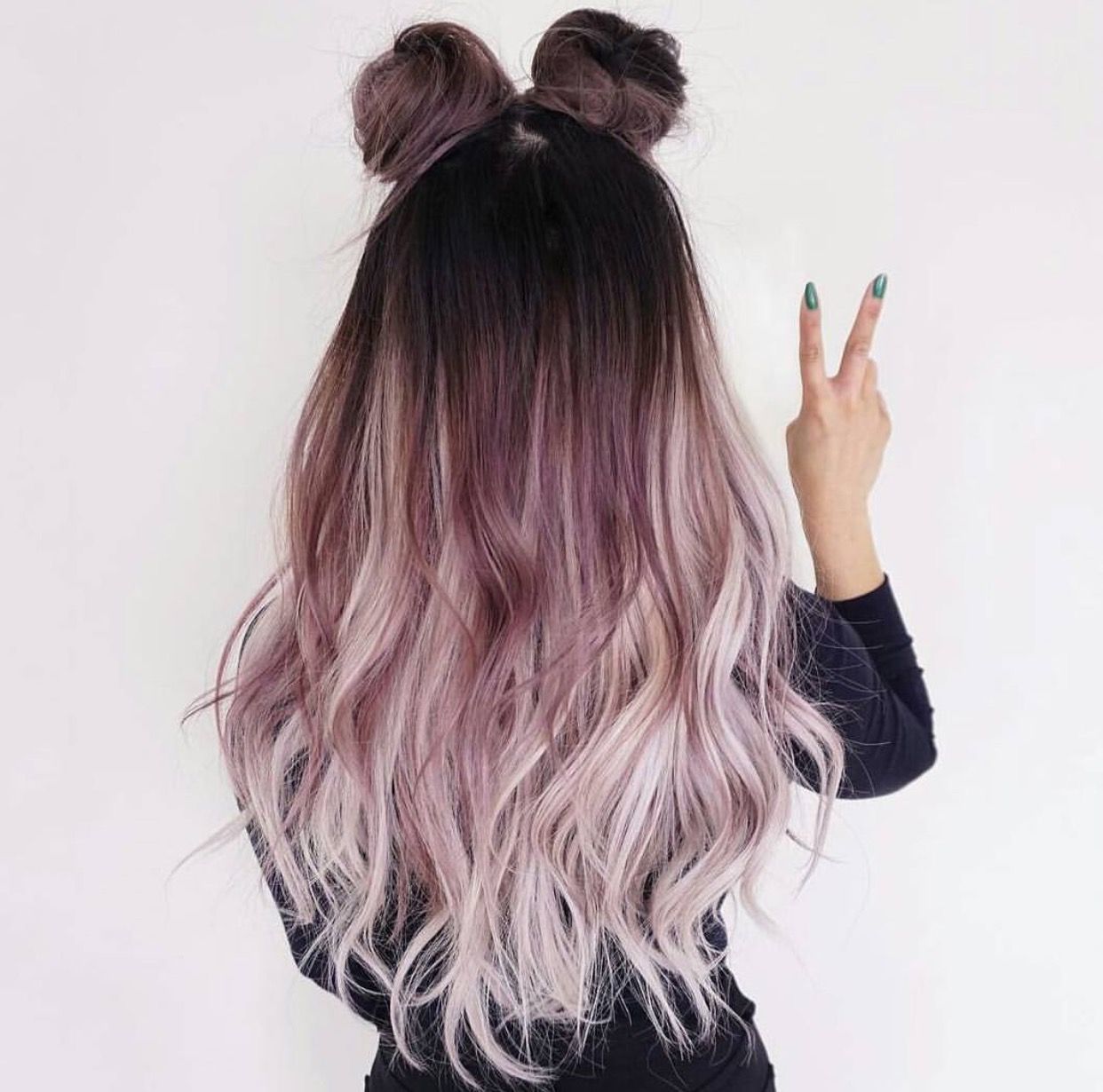 Ombré hair pastel