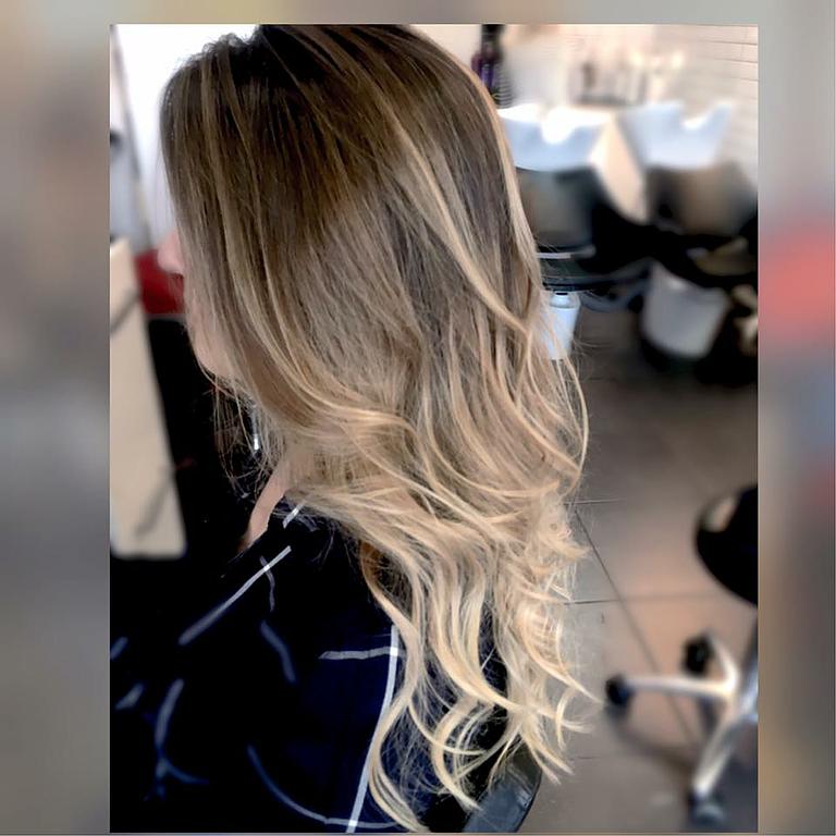 Ombré hair cheveux long