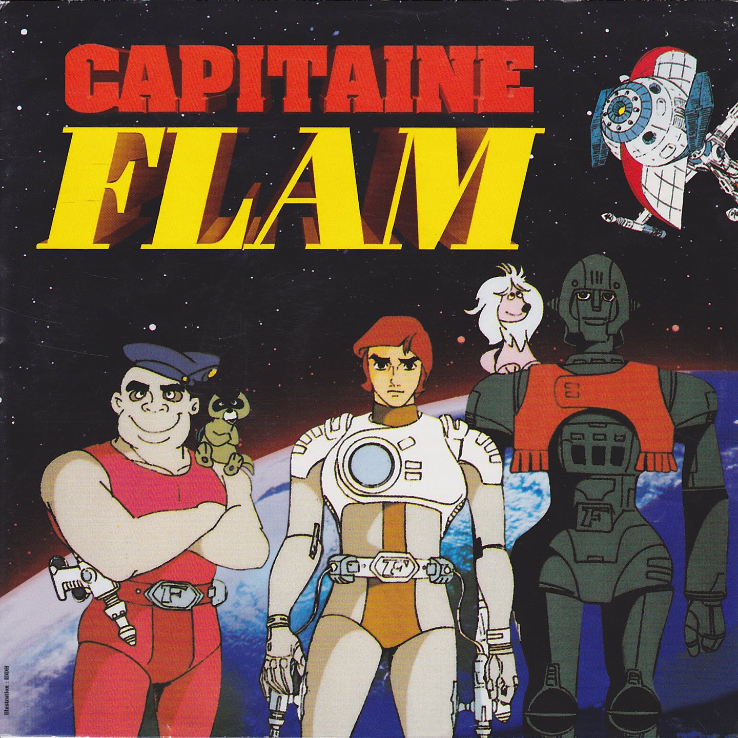 dessin animé capitaine flam