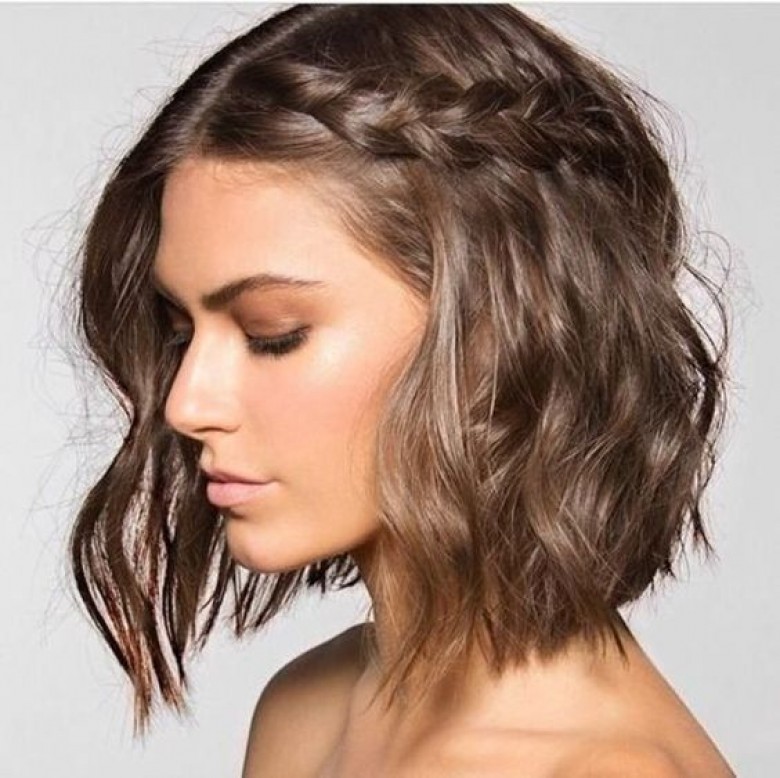 tresse sur le côté