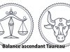 Balance ascendant Taureau