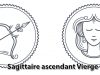 Sagittaire ascendant Vierge