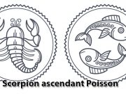 Scorpion ascendant Poisson