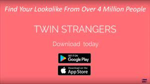 application sosie Twin Strangers