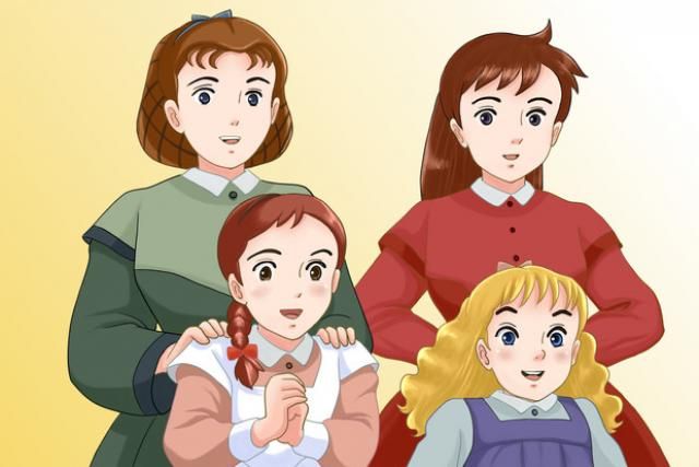 dessin animé Les quatre filles du Docteur March